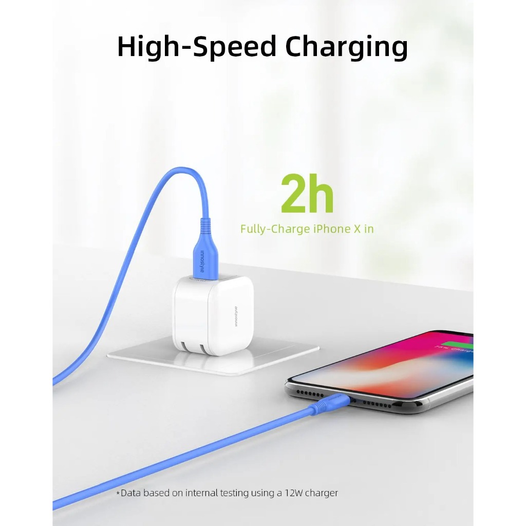 Cáp sạc USB-A To L Innostyle Jazzy 2.4A dài 1.5 mét bền bỉ, không gãy, chính hãng, bảo hành 12 tháng | BigBuy360 - bigbuy360.vn