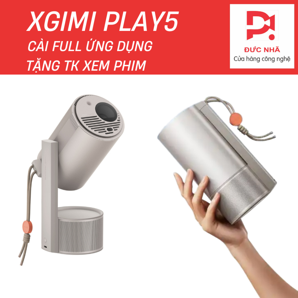 [Tặng Hộp đựng 600k] Xgimi Play 5, Xgimi Mogo 3 Pro nội địa - nhỏ gọn. Hàng đã qua sử dụng, độ mới 9