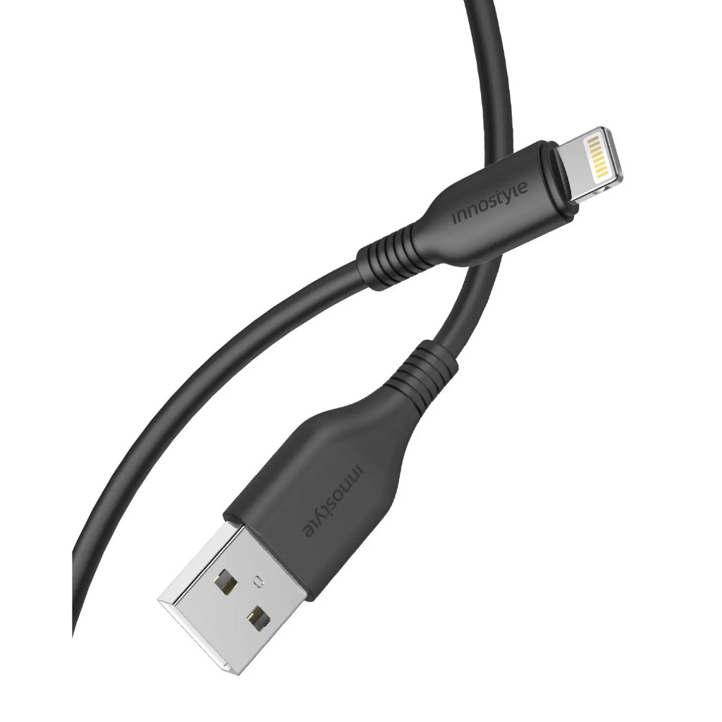 Cáp sạc USB-A To L Innostyle Jazzy 2.4A dài 1.5 mét bền bỉ, không gãy, chính hãng, bảo hành 12 tháng | BigBuy360 - bigbuy360.vn