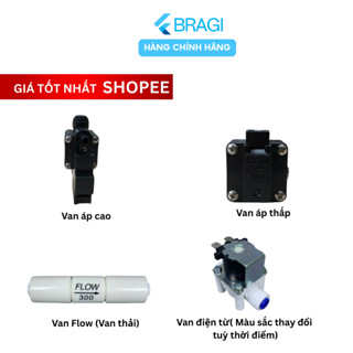 Combo Linh kiện máy lọc nước Van Điện Từ, Van Áp Cao, Van Áp Thấp, Van Flow Thải cho máy RO