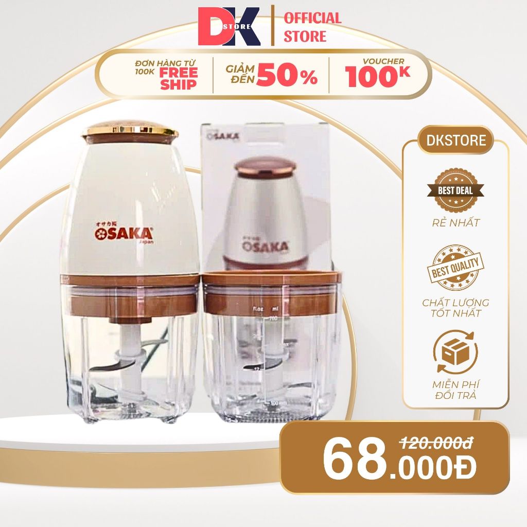 Máy Xay Đa Năng Osaka Bền Bỉ, Tiết Kiệm Điện Năng, Xay Sinh Tố, Hoa Quả, Xay Thịt