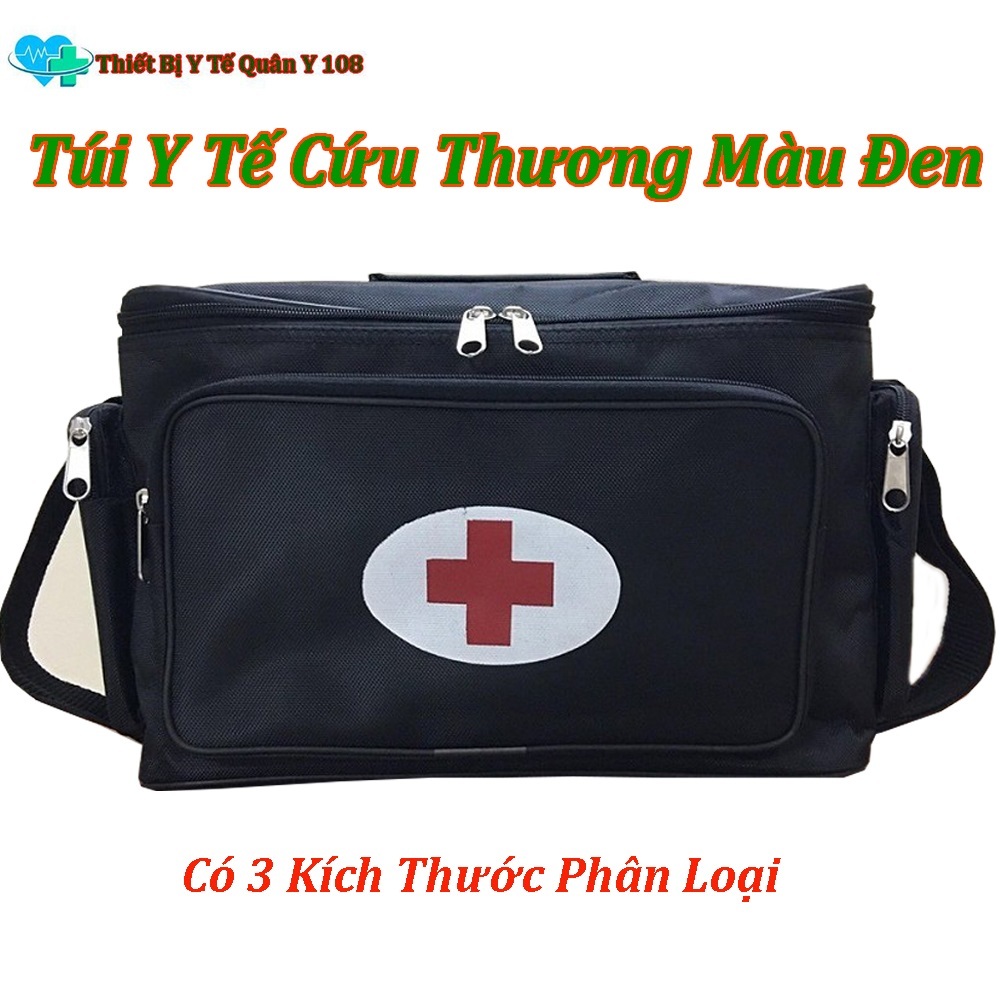 Túi Y Tế Cứu Thương Màu Đen