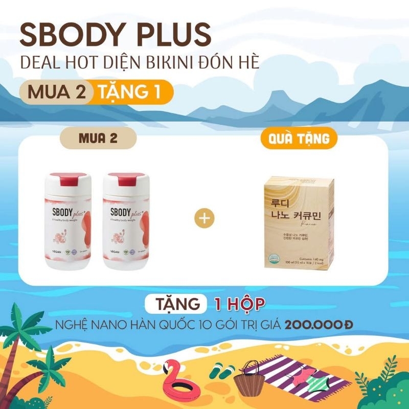 Siêu giảm cân Sbody Plus (Hộp 24 viên)