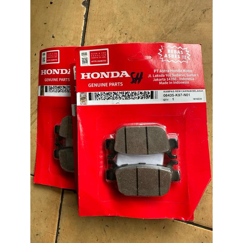 Bố thắng sau SHVN ADV 150 PCX 150 K97 PCX 160 PCX 160 K1Z Vario 160 K2S 06435K97N01 chính hãng Honda