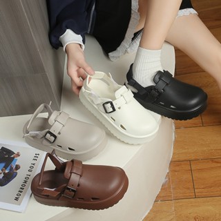 Dép Sandal Nữ Bít Mũi hottrend 2025, Dép Cross nam nữ đế mềm DC05 - Cam Store