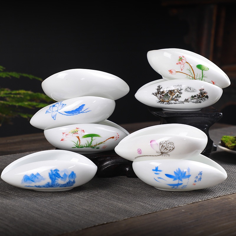 Cung Nhãn Trà, Dụng Cụ Lấy Trà Bằng Sứ (Dụng Cụ Pha Trà Đạo)