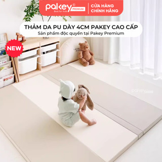 [NEW 2025] Thảm Da Pu Pakey Cao Cấp Dày 4cm Cho Bé Tập Bò Tập Đi, Thảm Trải Sàn Chống Thấm Nước Êm Ái