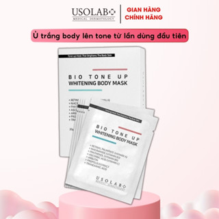 Kem ủ trắng body USOLAB Bio Tone Up Whitening Body Mask giúp làm trắng da toàn thân chống nắng bật tone từ lần đầu dùng
