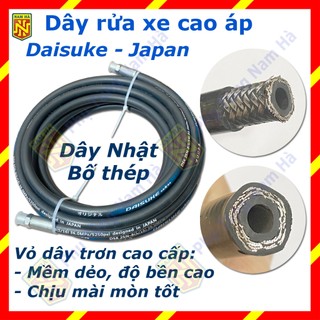  Dây rửa xe cao áp Phi 8 1 lớp bố thép chịu áp lực cực cao dùng cho các máy rửa xe máy chuyên nghiệp 
