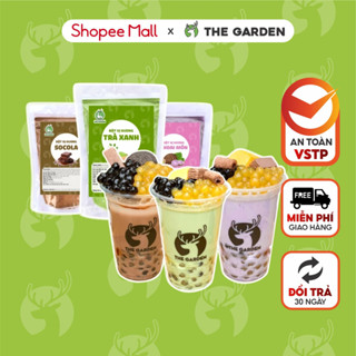 Bột vị pha trà sữa THE GARDEN IGWT gói 100g vị matcha, socola, khoai môn, sầu riêng, dâu, xoài, dưa vàng, bạc hà