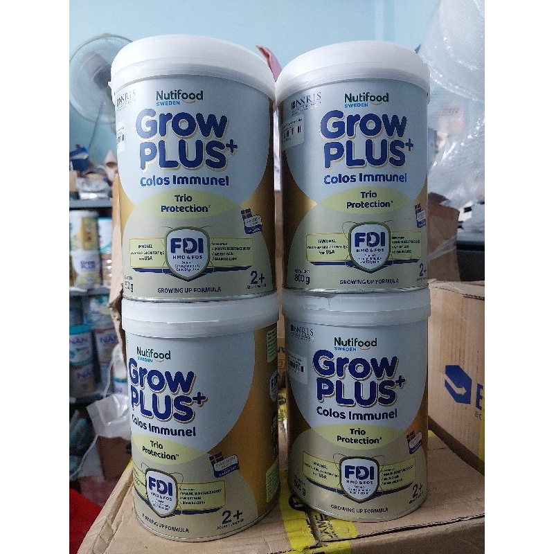 [ HCM - 14.11.2025 ]  Sữa Nutifood Grow PLUS+ vàng 2+ ( mẫu cũ không tích điểm) (800g) cho bé trên 2