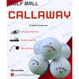  Bóng Golf Callaway Đẹp - Bóng Golf 3 Lớp Lướt Giá Rẻ _ Mailinhgolf 