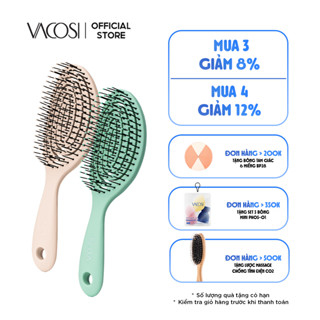 Lược gỡ rối, giữ nếp tóc và massage da đầu VACOSI FLEXI DETANGLING BRUSH - C17