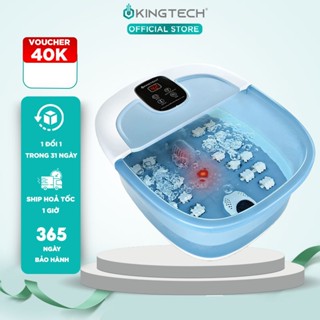 Bồn Ngâm Chân Massage Cao Cấp KINGTECH BM-400, 22 Con Lăn Kết Hợp Ngâm Nước Nóng, Đèn Hồng Ngoại, Sục Khí Thư Giãn