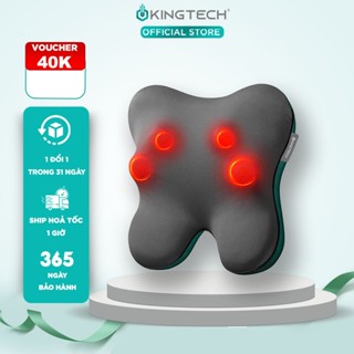 Gối Massage Đa Năng Nhiệt Hồng Ngoại KINGTECH KP-500 - Chuyên Sâu Cổ Vai Gáy, Thắt Lưng - Chính Hãng