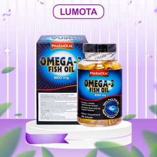  Viên Uống Dầu Cá Pharmekal Omega 3 Fish Oil 1000mg 100 viên  Lumota 