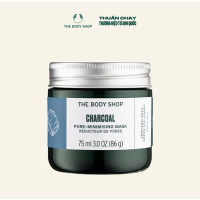 [HSD 7/2027] Mặt Nạ Thải Độc Da Himalayan Charcoal Purifying Glow Mask 75ml The Body Shop