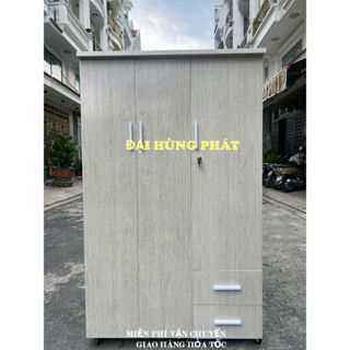  Tủ quần áo tủ nhựa Đài Loan 3 cánh 1m7 rẻ đẹp bền tiện nghi miễn phí vận chuyển 