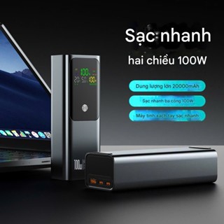 [57] Box sạc dự phòng 100w 4 cell 21700 màn hình LCD hiển thị sắc nét ( Không bao gồm pin )