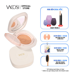 PHẤN NƯỚC KIỀM DẦU MỎNG NHẸ VACOSI - VK15  - VACOSI FLASO CUSHION SPF 50+/PA+++