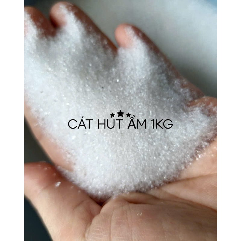 Cát hút ẩm làm hoa khô, hút ẩm 1kg