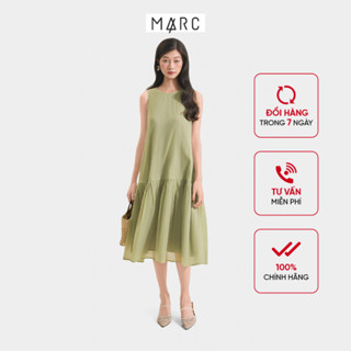 MARC FASHION Đầm Kiểu Nữ Form Suông Sát Nách Thắt Nơ Lưng - CBLH073023