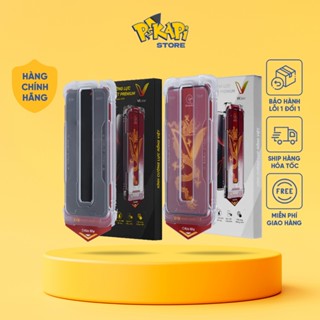 Kính cường lực iPhone RỒNG VIỆT, khung tự dán, tự lấy bụi, chống xước chống va đập