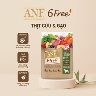 [400g ANF+] Hạt thức ăn cao cấp cho CHÓ mọi lứa tuổi ANF 6free+ Hàn Quốc