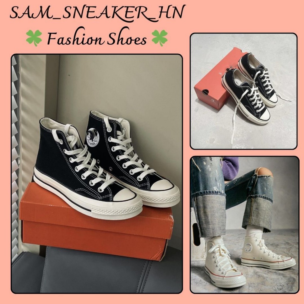 Giày_Convers Cổ Thấp Nam Nữ, Giày_Convers 1970s Cổ Cao Thời Trang Dành Cho Nam Nữ Full Box - Sam