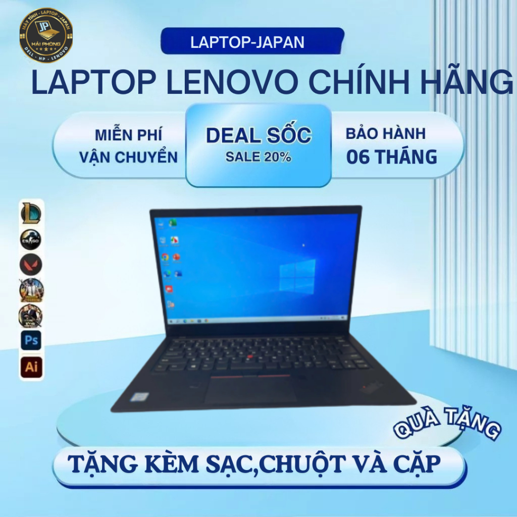 LENOVO ThinkPad X1 Carbon Gen 7, Ram 8GB Core i5- 8265U 256 SSD, hàng chính hãng