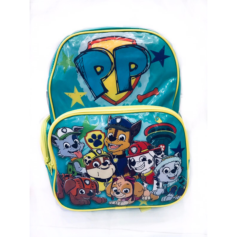 Balo Paw Patrol PP xanh cho bé trai mầm non