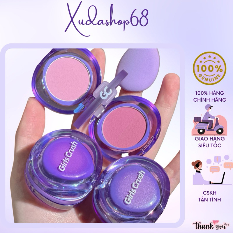 (11/2025) Phấn má hồng 2 tầng Girl Crush dạng kem 4.6g