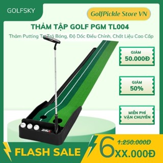 (Best Seller) Thảm Tập Putting Golf - PGM Black PP Golf - TL004