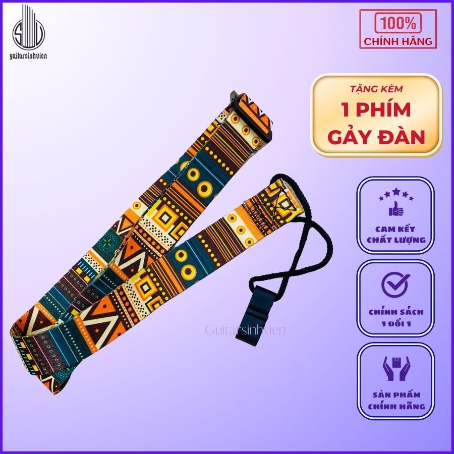 Dây Đeo Đàn Ukulele Không Cần Chốt Đeo | Dây Đeo Đàn Ukulele In Hình Dễ Thương