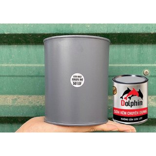 [HÀNG MỚI - CHẤT LƯỢNG MỚI] Sơn kẽm Dolphin nhóm màu xingfa Sơn Cửa Sắt, Nhôm Xingfa [ Lon 800g ]