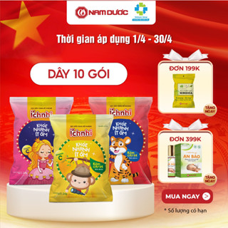 Kẹo dẻo tăng sức đề kháng Ích Nhi (dây 10 gói) bổ sung vitamin C củng cố hệ miễn dịch, giúp trẻ ăn ngon, hấp thu tốt