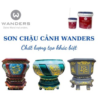 Sơn chậu cảnh, sơn trang trí, nhũ đồng đen