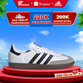 Giày Adidas Samba OG Chính Hãng Full Box Thời Trang Nam Nữ, Adidas Samba Real Phong Cách Vintage