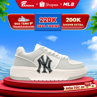 Giày MLB Chunky Liner New York Yankees Grey Auth cho nam nữ, MLB Chunky Liner real fullbox Farins Store