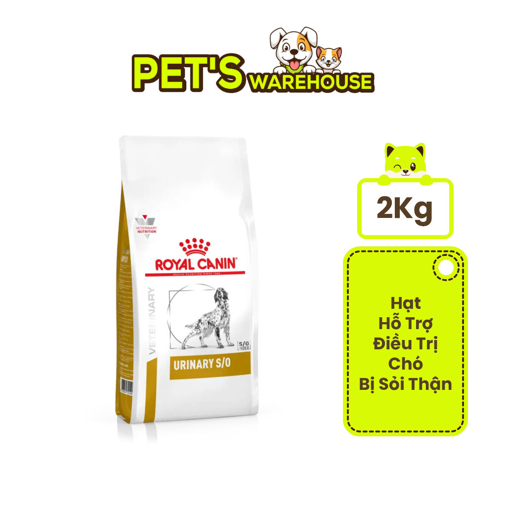 [2KG] Hạt Royal Canin Chó Urinary S/O