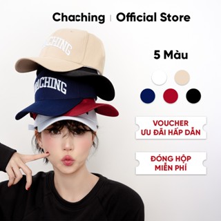 [BẢN MỚI] Mũ Nón Lưỡi Trai Unisex Thêu Logo 3D ChaChing, Mũ Nón Lưỡi Trai Đẹp Chất Cotton Form Cứng Cáp