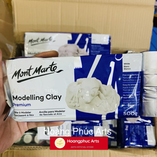  Đất sét tự khô MONT MARTE Air Hardening chính hãng - Đất sét trắng 500g 2kg 