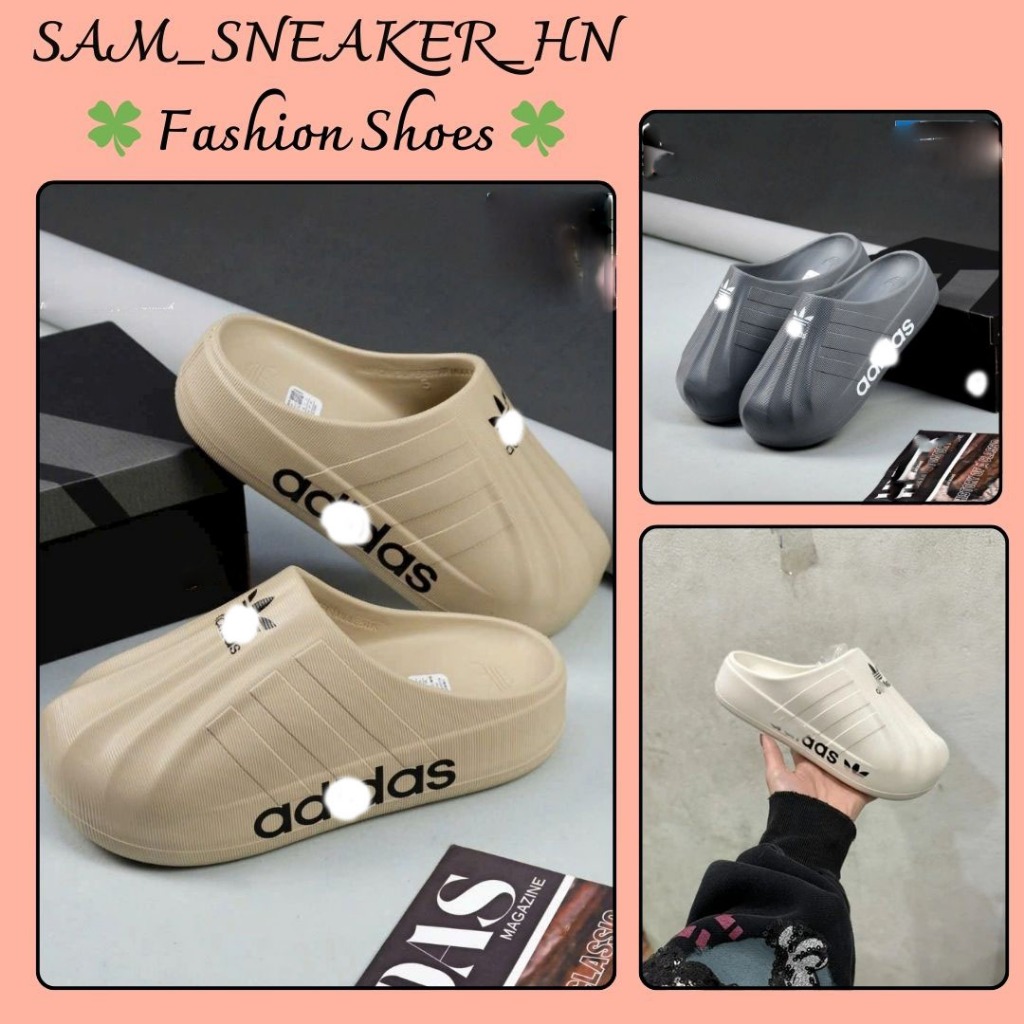 Dép Sục Adifom Thể Thao Nam Nữ, Dép Sục Adifom Cao Su Chữ DAS Thời Trang Nam Nữ | Có Chữ DAS