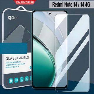 Cường lực Gor Redmi Note 14 / Note 7 / Note 8 Pro / Note 11 Pro / Note 12 Turbo / Note 13 Pro 4G trong suốt