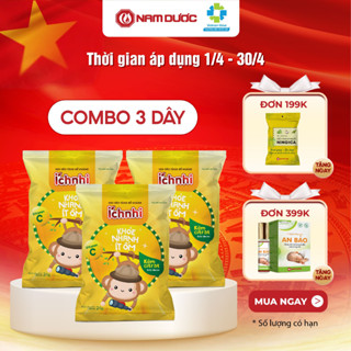 Combo 3 dây Kẹo dẻo tăng sức đề kháng Ích Nhi (dây 10 gói) bổ sung vitamin C củng cố hệ miễn dịch, giúp trẻ ăn ngon