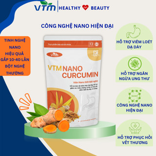 Viên uống tinh bột nghệ VTM NANO CURCUMIN - gói 60v