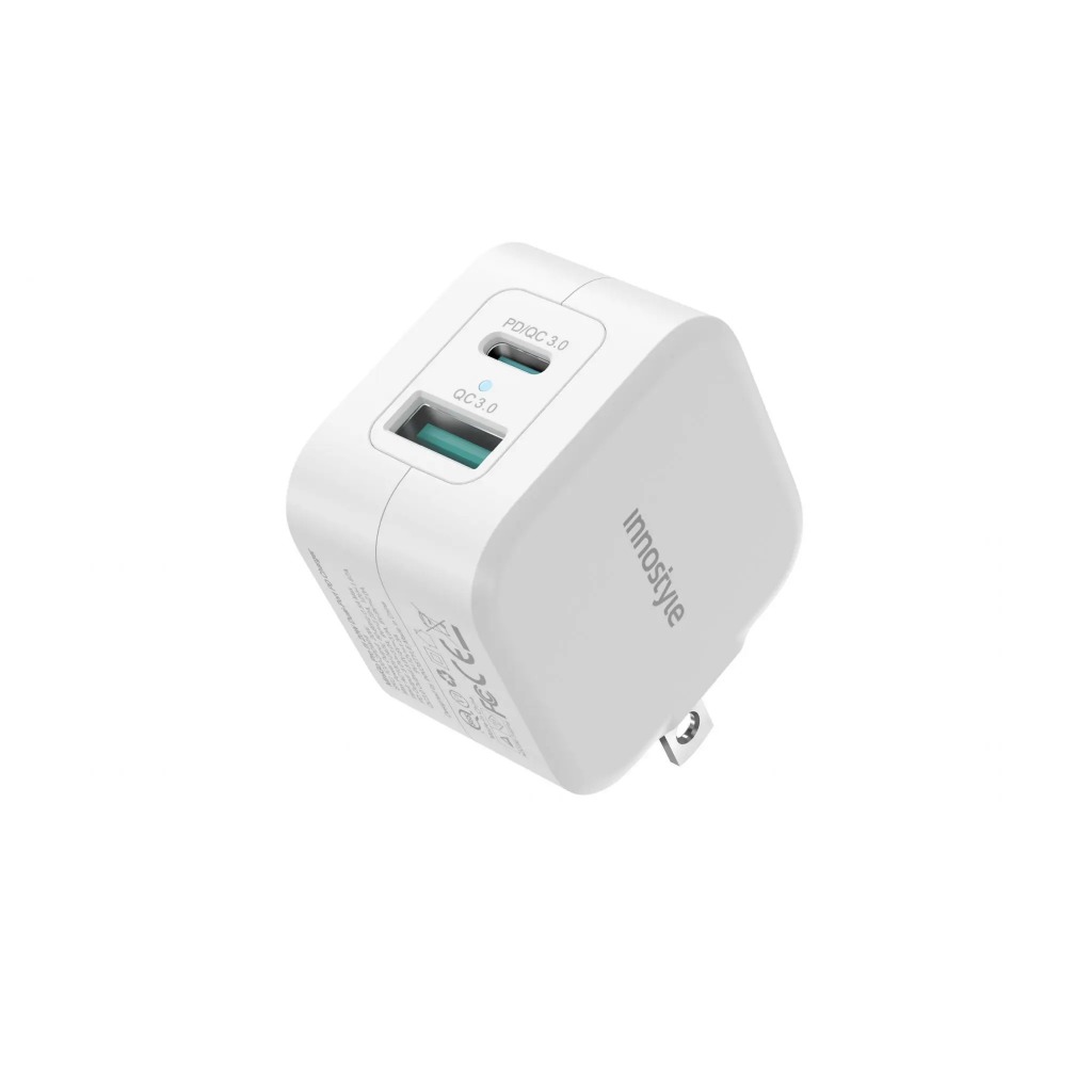 Củ sạc nhanh 20W 2 cổng Innostyle Minigo Pro 3 Dual chính hãng, sạc nhanh, bảo hành 1 năm | BigBuy360 - bigbuy360.vn