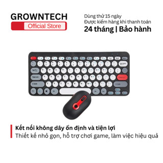 Bộ bàn phím chuột không dây gaming 2.4Ghz HK09 thiết kế nhỏ gọn bắt mắt kết nối cho máy tính laptop