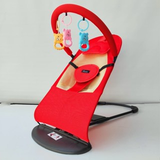 Ghế Rung Cho Bé Yêu Hàng Cao Cấp (Có Bảo Hiểm + Đồ Chơi + Mái Che + Điều Chỉnh Nằm Ngồi) SMBD168