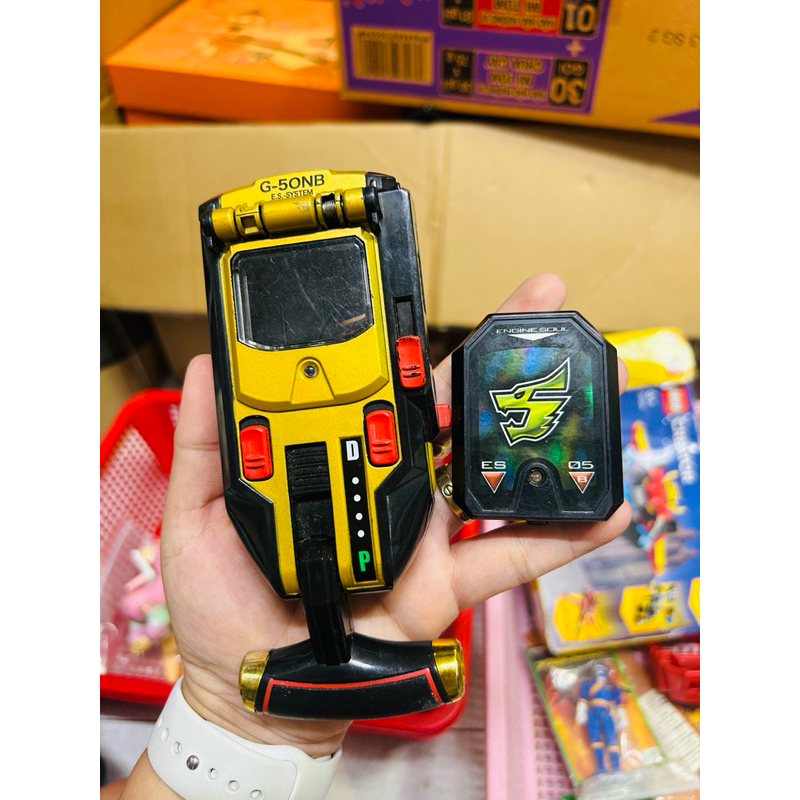 Đồ chơi siêu nhân Shirf changer Sentai Go-onger Dx chính hãng ( hàng đã qua sử dụng)